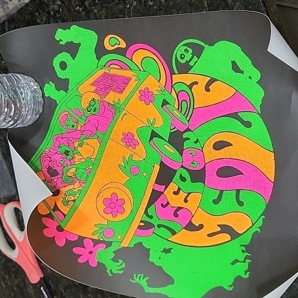 NIB Loot Crate 2XL Tees, 2 pins, Scooby-Doo Black Light Poster, Ghostbusters fig - Picture 11 of 16